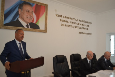 08.08.2025-ci il tarixd' Azərbaycan Ağsaqqallar Şurasının Mingəçevir şəhər şöbəsinin  hesabat yığıncağı keçirilib