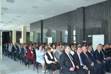 AZƏRBAYCANIN DÖVLƏT MÜSTƏQİLLİYİ ƏBƏDİDİR  28 may - Müstəqillik günü münasibətilə Mingəçevir şəhər İcra Hakimiyyəti və YAP şəhər təşkilatı birgə  konfrans keçirib
