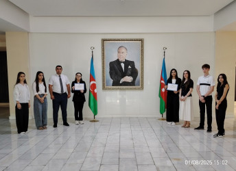 Mingəçevir məktəbliləri sertifikatla təltif olundular