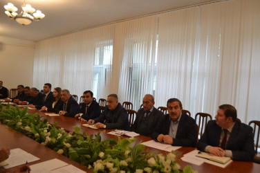 Aprel ayının 16-da Mingəçevir Şəhər İcra Hakimiyyəti başçısı yanında Şuranın növbəti iclası keçirilib.