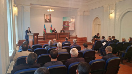 Mənzil Kommunal Təsərrüfatı İstehsalat Birliyində “Konstitusiya və Suverenlik İli”nə həsr olunmuş tədbir keçirilib