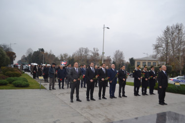 Mingəçevirdə ulu öndər Heydər Əliyevin xatirəsi ehtiramla yad edilib.