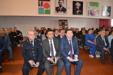Mingəçevir şəhər İcra Hakimiyyətinin başçısı İlham İsmayılovun vətəndaşlarla növbəti səyyar görüşü aprel ayının 24-də keçirilib.