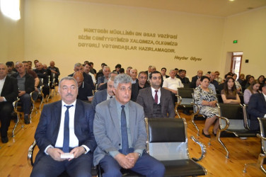 Mingəçevir şəhər İcra Hakimiyyətinin başçısı İlham İsmayılovun sakinlərlə növbəti səyyar görüşü may  ayının 8-də keçirilib