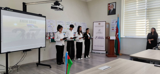27 sentyabr-Anım Günü  ilə əlaqədar olaraq  Mingəçevir Peşə Məktəbində tədbir keçirilmişdir.