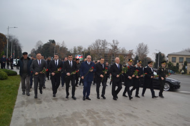 Mingəçevirdə ulu öndər Heydər Əliyevin xatirəsi ehtiramla yad edilib.