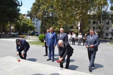 08.08.2025-ci il tarixd' Azərbaycan Ağsaqqallar Şurasının Mingəçevir şəhər şöbəsinin  hesabat yığıncağı keçirilib