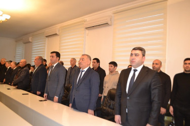 Mingəçevir şəhər İcra Hakimiyyəti və YAP Mingəçevir şəhər təşkilatının təşkilatçılığı ilə  20 Yanvar faciəsinin 36-cı ildönümünə həsr olunmuş  "20 Yanvar Azərbaycan xalqının Müstəqillik mübarizəsinin Qəhrəmanlıq səhifəsidir" mövzusunda elmi-nəzəri konfrans keçirilib.