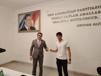 11 Sentyabr 2025 ci il tarixdə YAP Mingəçevir şəhər təşkilatında Yeni Azərbaycan Partiyasına yeni üzv seçilən gənclərlə görüş keçirilmişdir.