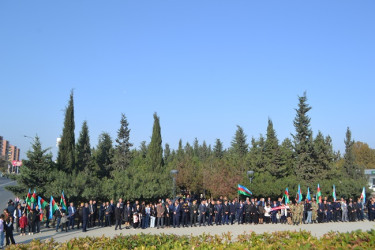 Mingəçevirdə "Dövlət Bayrağı Günü" qeyd edildi.