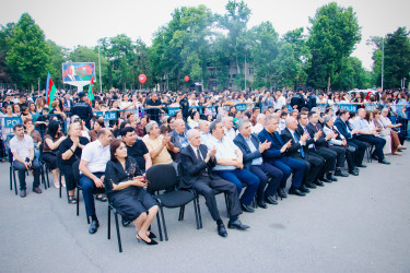 Mingəçevir şəhərində bayram konserti təşkil edilib.