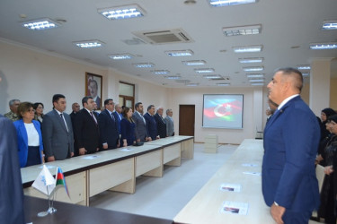 Sentyabrın 19-da “20 sentyabr Dövlət Suverenliyi günü”  münasibətilə Mingəçevir şəhər İcra Hakimiyyəti və YAP şəhər təşkilatı birgə  elmi-nəzəri konfrans keçirib.