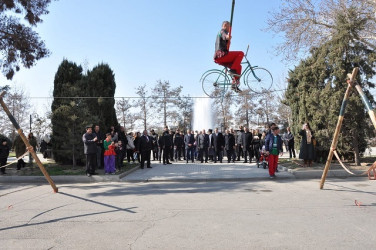 27.02-2024-cü il tarixdə  Mərkəzi Aran Regional Mədəniyyət İdarəsinin təşkilatçılığı ilə Mingəçevir şəhər Sahil parkında xalqımızın qədim və ən əziz bayramlarından olan Novruzun ilk Su çərşənbəsi münasibəti ilə təntənəli bayram tədbiri keçirildi.