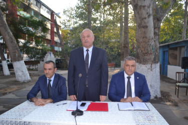 Avqustun 21-də Mingəçevir şəhər İcra Hakimiyyətinin başçısı İlham İsmayılovun sakinlərlə növbəti səyyar  görüşü  oldu