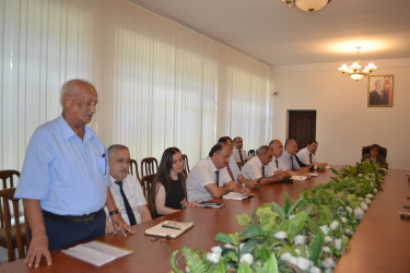 Milli Mətbuat Günü münasibəti ilə Mingəçevir şəhər İcra  Hakimiyyətində dəyirmi masa keçirilib
