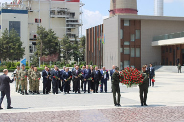 Ulu öndər Heydər Əliyevin 100 illik yubileyi ilə bağlı olaraq “AzərEnerji”, Mingəçevirdəki “Azərbaycan” İES-də    geniş tədbir keçirib.