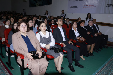 Mingəçevir Dövlət Universitetində Gənclər və İdman Nazirliyinin Dini Qrumlarla İş üzrə Dövlət Komitəsinin birgə təşkilatçılığa ilə “Müasir dövrdə gənclər arasında radikalizm və ekstremizm meylləri” mövzusunda maarifləndirici tədbir keçirilmişdir.
