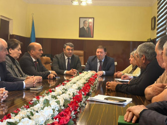 Mingəçevir Şəhər İcra Hakimiyyətində aqrar subsidiya müraciətlərinin sistemə daxil edilməsinə dair maarifləndirmə tədbirlərinin həyata keçirilməsi ilə bağlı iclas keçirilmişdir