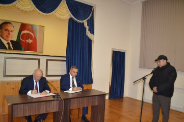 Dekabrın 4-də Mingəçevir şəhər İcra Hakimiyyətinin başçısı İlham İsmayılovun vətəndaşlarla növbəti səyyar görüşü keçirilib.