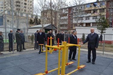 Martın 19-da abadlıq-quruculuq işləri və əsaslı təmir işləri başa çatmış ərazilərə ictimai baxış keçirilib.