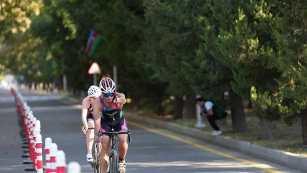Mingəçevir şəhərində triatlon üzrə Azərbaycan çempionatı keçirilib