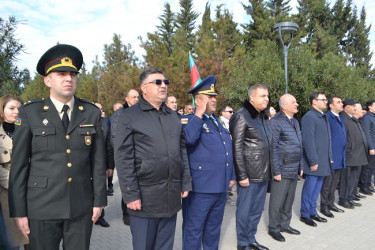 Noyabr ayının 9-da Mingəçevir şəhərində Dövlət Bayrağı Günü  münasibətilə tədbir keçirilib