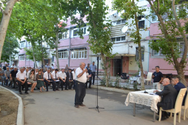 Mingəçevir şəhər İcra Hakimiyyətinin başçısı İlham İsmayılovun vətəndaşlarla növbəti səyyar görüşü iyul ayının 7- də keçirilib.