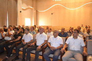 Mingəçevir şəhərində “Konstitusiya və Suverenlik İli” çərçivəsində tədbirlər 02 sentyabr 2025-ci il tarixdə də  davam etdirilib.