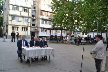 Mingəçevir şəhər İcra Hakimiyyətinin başçısı İlham İsmayılovun vətəndaşlarla növbəti səyyar görüşü may ayının 25-də keçirilib