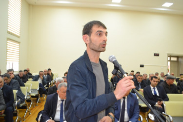 Mingəçevir şəhər İcra Hakimiyyətinin başçısı İlham İsmayılovun vətəndaşlarla növbəti səyyar görüşü aprel ayınin 2-də keçirilib.