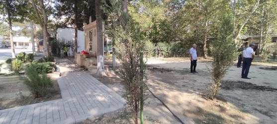 zərbaycan Respublikasının Milli Qəhrəmanı Şəhid Natiq Qasımovun adına yaradılacaq parkda abadlıq -quruculuq işlərinə başlanmışdır.