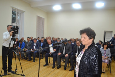 Mingəçevir şəhər İcra Hakimiyyətinin başçısı İlham İsmayılovun növbəti səyyar görüşü sentyabrın 25-də Ü.Hacıbəyov adına 11 illik musiqi məktəbinin akt zalında keçirilib.