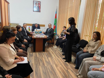 Mingəçevir şəhəri Mənzil Təsərrüfatı və Abadlaşdırma İdarəsində  Ulu Öndər Heydər Əliyevin anadan olmasının 103-cü ildönümünə həsr edilmiş tədbir keçirilmişdir.