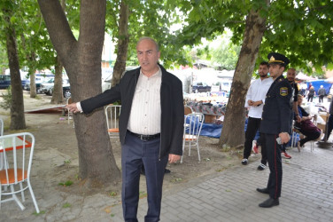 Mingəçevirdə qanunsuz küçə ticarətinə qarşı reyd keçirilib.