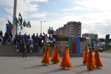 Noyabr ayının 9-da Mingəçevir şəhərində Dövlət Bayrağı Günü  münasibətilə tədbir keçirilib