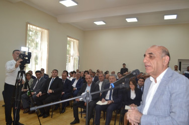 Mingəçevir şəhər İcra Hakimiyyətinin başçısı İlham İsmayılovun vətəndaşlarla növbəti səyyar görüşü may ayının 22-də keçirilib.