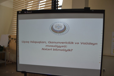 2025-ci ilin "Konstitusiya və Suverenlik ili" elan edilməsi ilə əlaqədar olaraq  Ələmdar Quliyev adına Mingəçevir Peşə Məktəbində “Uşaq hüquqları, qanunvericilik və valideyn məsuliyyəti” adlı tədbir keçirildi