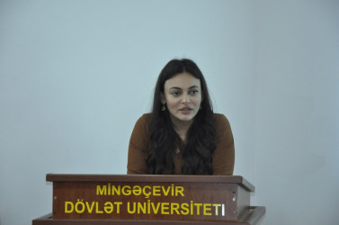 Oktyabrın 24 -də Mingəçevir Dövlət Universitetində  “Məişət zorakılığına qarşı hamılıqla mübarizə aparaq” mövzusunda elmi-praktiki seminar keçirilib.