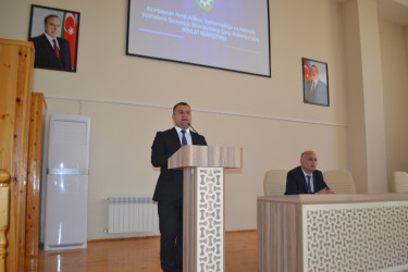 13 nömrəli tam orta məktəbdə maarifləndirici görüş keçirilib