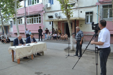 Mingəçevir şəhər İcra Hakimiyyətinin başçısı İlham İsmayılovun sakinlərlə növbəti səyyar görüşü iyul ayının 18-də keçirildi