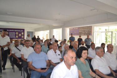 Mingəçevir şəhər  İcra Hakimiyyətinin başçısı İlham İsmayılovun növbəti səyyar görüşü  31 iyul tarixində keçirilib