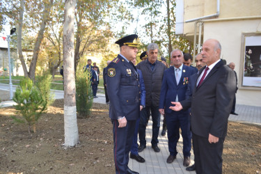 8 Noyabr Zəfər Günü münasibəti ilə Mingəçevirdə Azərbaycanın Milli Qəhrəmanı Natiq Qasımovun xatirəsinə yaradılmış parkın açılış mərasimi keçirilib.