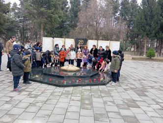 Mingəşevir şəhərində 20 Yanvar -Umumxalq hüzn günü ilə əlaqədar tədbir keçirildi.