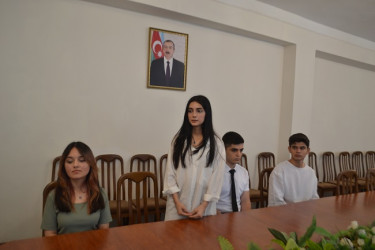 Mingəçevir şəhər İcra Hakimiyyətinin başçısı təcrübə keçəcək yeni könüllüləri qəbul etdi.