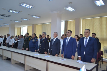 28 may - Müstəqillik günü  münasibətilə Mingəçevir şəhərində “Azərbaycanın dövlət müstəqilliyi dönməzdir, əbədidir” mövzusunda  konfransı keçirilib.