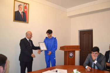 2 Fevral "Gənclər Günü" münasibətilə Mingəçevir gəncləri ilə görüş keçirildi