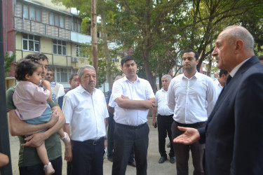 Mingəçevir şəhər İcra Hakimiyyətinin başçısı İlham İsmayılovun vətəndaşlarla növbəti səyyar görüşü avqust ayının 6-da keçirilib.