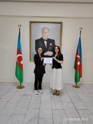 Mingəçevir məktəbliləri sertifikatla təltif olundular
