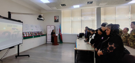 27 sentyabr-Anım Günü  ilə əlaqədar olaraq  Mingəçevir Peşə Məktəbində tədbir keçirilmişdir.