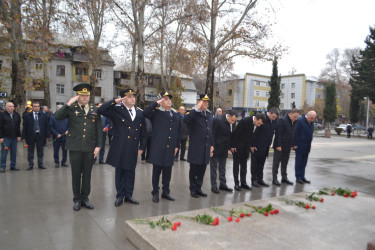 Mingəçevirdə ulu öndər Heydər Əliyevin xatirəsi ehtiramla yad edilib.